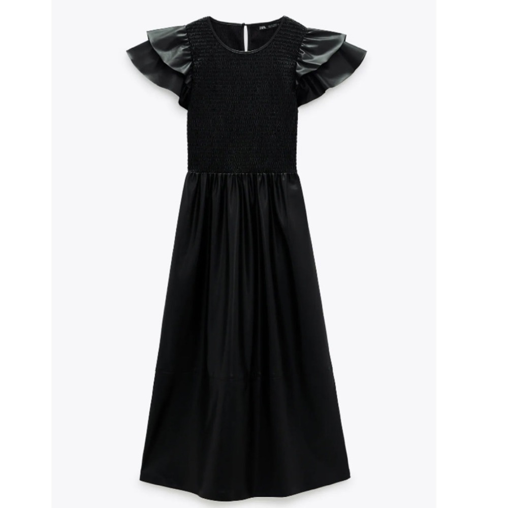 Zara Faux Leather Dress